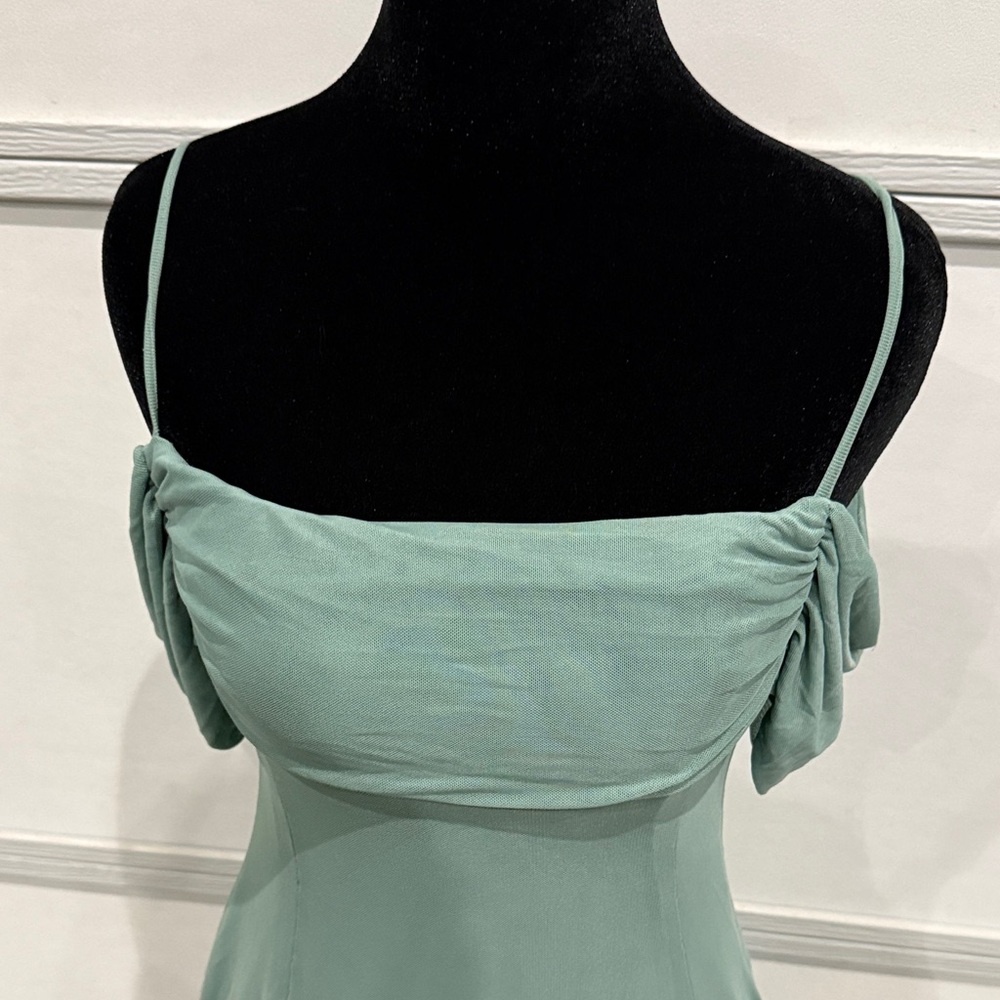 See You Monday Mint Green Mini Dress - Picture 2 of 5